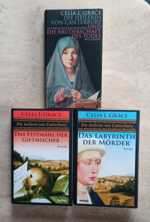 3 X Die Heilerin von Canterbury - Das Labyrinth der Mörder + Das Festmahl der Giftmischer + und die Bruderschaft des Todes