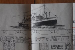 Doppelschraubenpostdampfer "Hamburg", Deckansichten 1936