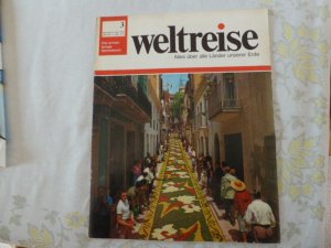 Weltreise - Alles über alle Länder unserer Erde. Das grosse farbige Sammelwerk. Heft 3, 14. April 1970. Titelbild: Straße mit einem Blumenteppich in Sitges arcelona