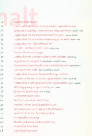 gebrauchtes Buch – Stephan Volke (Verf – Unglaublich. Zweifeln und Staunen.