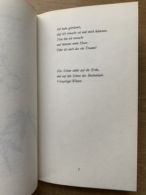 gebrauchtes Buch – Manfred Hausmann – Gelöstes Haar   Gedichte nach dem Japanischen Arche, japanische Gedichte von Toyotama Tsuno