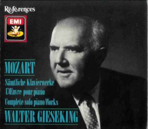 gebrauchter Tonträger – Walter Gieseking spielt Wolfgang Amadeus Mozart - Sämtliche Klavierwerke  – Walter Gieseking spielt Wolfgang Amadeus Mozart - Sämtliche Klavierwerke (8 CDs in Schuber)