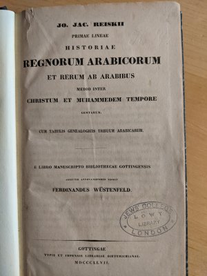 Historia Regnorum Arabicorum