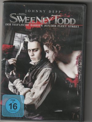 gebrauchter Film – Tim Burton – Sweeney Todd - Der teuflische Barbier aus der Fleet Street