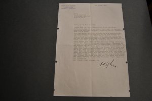 Maschinenschriftlicher Brief des Schriftstellers und Georg-Büchner-Preisträgers Hans Erich Nossack (1901-1977) an Hanna Leichtle auf dem Schlossgut Lenzfried […]