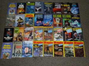 gebrauchtes Buch – Science Fiction - 50 Bücher - Konvolut