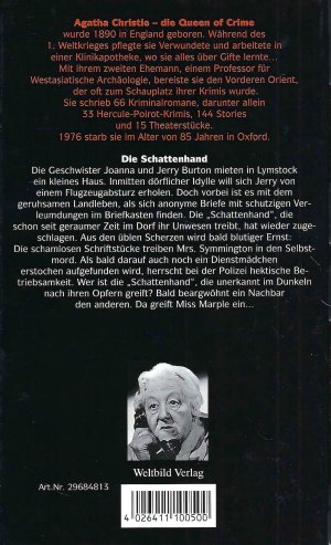 gebrauchtes Buch – Agatha Christie – Die Schattenhand