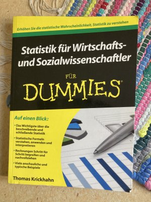 gebrauchtes Buch – Thomas Krickhahn – Statistik für Wirtschafts- und Sozialwissenschaftler für Dummies