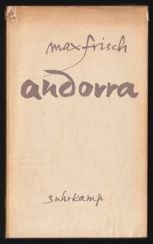 antiquarisches Buch – Max Frisch – Andorra - Stück in zwölf Bildern