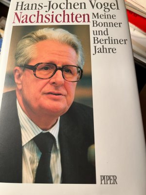 gebrauchtes Buch – Hans-Jochen Vogel – Nachsichten Meine Bonner und Berliner Jahre