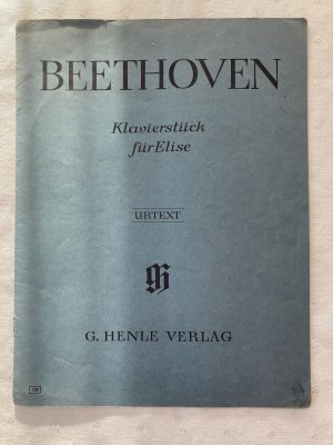 gebrauchtes Buch – Hrsg. Otto von Irmer – Beethoven - Klavierstück für Elise - Urtext