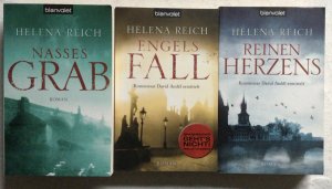 gebrauchtes Buch – Helena Reich – Nasses Grab Engelsfall Reinen Herzens Kommissar David Andel ermittelt