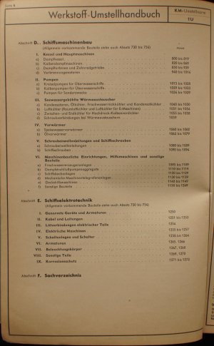 antiquarisches Buch – WK Marine Werkstoff Umstellhandbuch für den Kriegsschiffbau 1943 – WK Marine Werkstoff Umstellhandbuch für den Kriegsschiffbau 1943, RRR