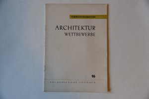 antiquarisches Buch – Karl Bertsch – Architektur-Wettbewerbe Heft 16 Verwaltungsbauten