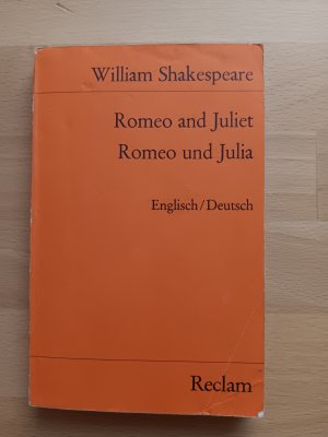 gebrauchtes Buch – William Shakespeare – Romeo and Juliet /Romeo und Julia - Engl. /Dt. /zweisprachige Ausgabe)