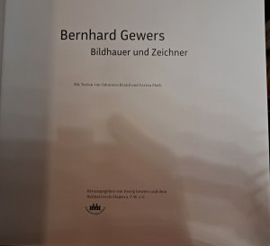 gebrauchtes Buch – Georg Gewers – Bernhard Gewers Bildhauer und Zeichner