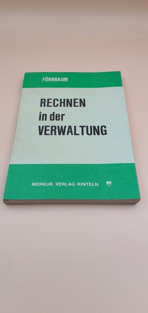 Rechnen in der Verwaltung