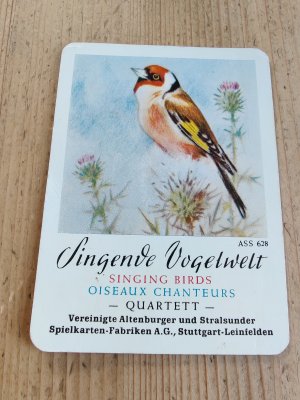 Quartett Singende Vogelwelt Singing Birds - ASS 628 - 60er Jahre guter Zustand