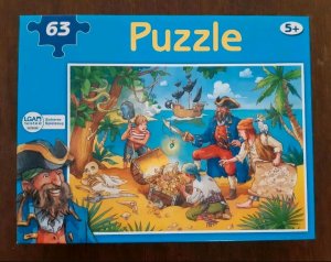 gebrauchtes Spiel – Piratenschatz - Puzzle (63 Teile)