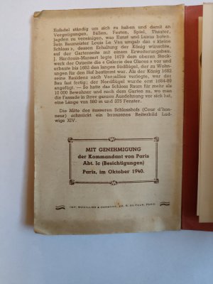 antiquarisches Buch – Paris 1940 Stadtführer der Wehrmacht