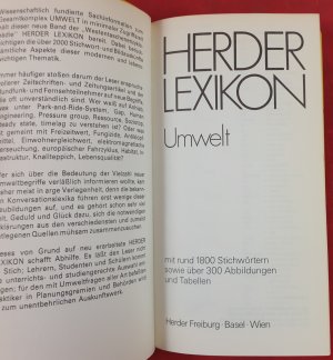 gebrauchtes Buch – Herder Lexikon Umwelt.