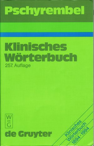 Pschyrembel • Klinisches Wörterbuch