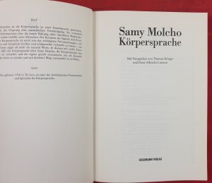 gebrauchtes Buch – Samy Molcho – Körpersprache