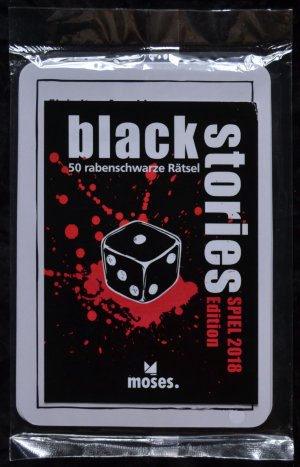 gebrauchtes Spiel – Corinna Harder, Kirsten Küsters – Black Stories: SPIEL 2018 Edition