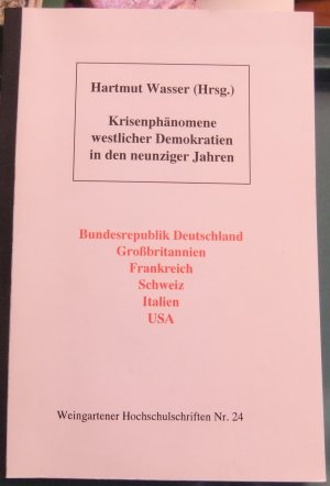 Krisenphänomene westliches Demokratien in den 90er Jahren