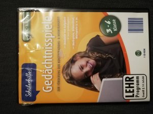 gebrauchtes Spiel – Schülerhilfe! Gedächtnisspiele 3.-6. Klasse + Logik & Denken Gehirnjoggin für jedes Alter! 1 CD-Rom