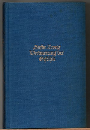 antiquarisches Buch – Stefan Zweig – Verwirrung der Gefühle - drei Novellen