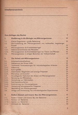 gebrauchtes Buch – Kluge, Siegfried; Menzel – Mikrobiologie