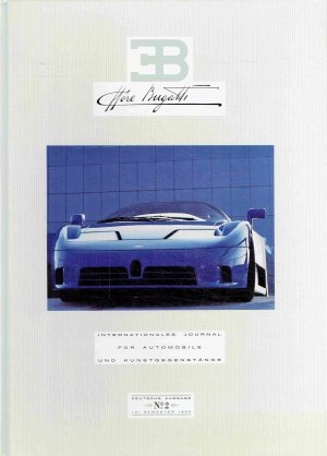 gebrauchtes Buch – Roberto Merlo – EB Ettore Bugatti. Internationales Journal für Automobile und Kunstgegenstände No. 2 März 1992.