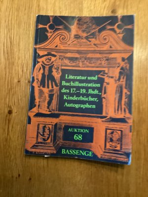 Literatur und Buchillustration des 17.-19. Jahrhunderts, Kinderbücher, Autographen