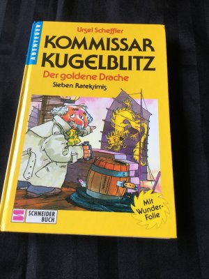 gebrauchtes Buch – Ursel Scheffler – Kommissar Kugelblitz. Grossdruck / Der goldene Drache