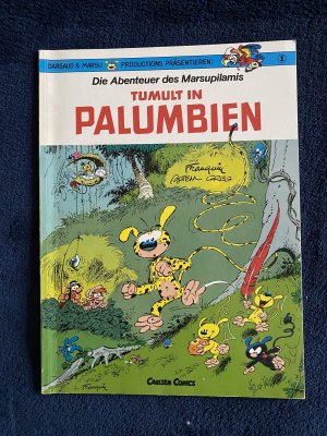 gebrauchtes Buch – Franquin, André – Tumult in Palumbien - Die Abenteuer des Marsupilamis 1