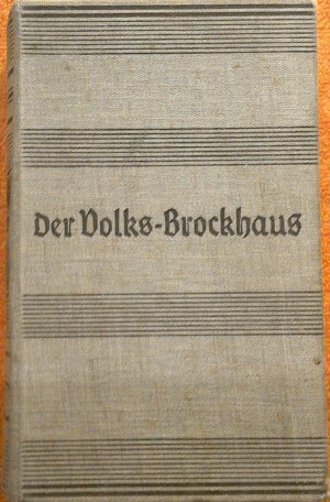 antiquarisches Buch – Brockhaus – Der Volksbrockhaus