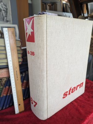 STERN Magazin 1967: Ausgaben 14-26 (original in Leinen gebunden, 13 Hefte), wie neu