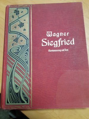 antiquarisches Buch – Richard Wagner R – Siegfried  vollständiger Klavierauszug- erleichterte Bearbeitung von R. Kleinmichel