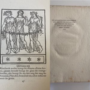 Eclogae. Die Eclogen Vergils in der Ursprache und übersetzt von Rudolf Alexander Schröder., Mit Illustrationen gezeichnet und geschnitten von Aristide […]