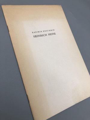 Heinrich Heine. Sonderdruck der Rede des 1. Vizepräsidenten der Deutschen Akademie für Sprache und Dichtung aus dem Jahrbuch 1955 der Deutschen Akademie […]