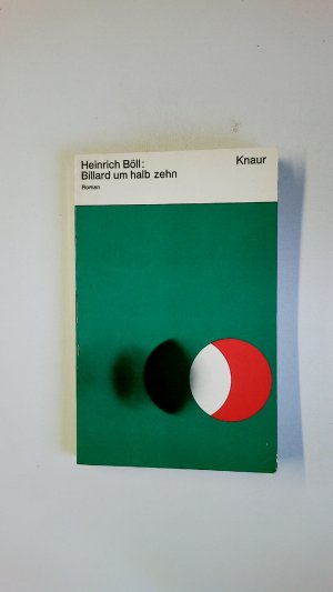 antiquarisches Buch – Heinrich Böll – BILLARD UM HALB ZEHN.