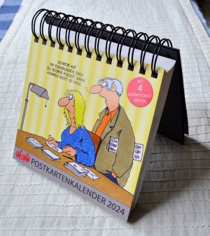 gebrauchtes Buch – Uli Stein – Uli Stein Postkartenkalender 2024