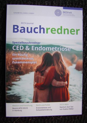 DCCV-Journal Bauchredner  Nr. 155  - 4 / 2023 - CED & Endometriose ( Spezialbauchredner ) - Versand in fester Hülle