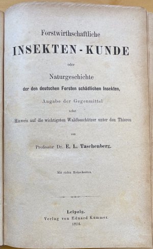 Forstwirthschaftliche Insekten-Kunde