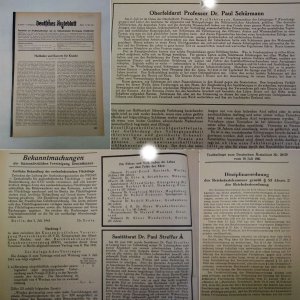 Deutsches Ärzteblatt. Amtsblatt  der Reichsärztekammer und der Kassenärztlichen Vereinigung Deutschlands 71. Jahrgang Nr. 4 vom 1. Februar 1941 * mit D i s z i p l i n a r o r d n u n g   d e r   R e i c h s ä r z t e k a m m e r vom 28. april 1941