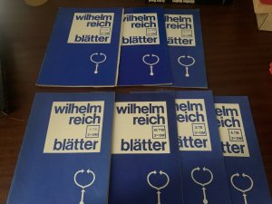 Wilhelm Reich Blätter. Sieben Hefte. Mit schematischen Abbildungen. Hrsg. von Bernd Laska.