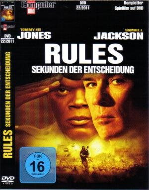 gebrauchter Film – Schmidt, Arne L – RULES - SEKUNDEN DER ENTSCHEIDUNG    (Tommy Lee Jones - Samuel L. Jackson)    **Computer Bild  22/2011**   DVD  NEU