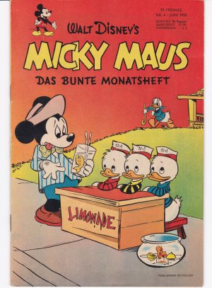 Micky Maus: Jahrgang 1952 / Nr. 6 - sehr guter Zustand