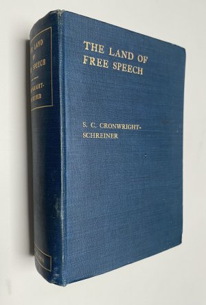 The Land of Free Speech: Record of a Campaign on Behalf of Peace in England and Scotland in 1900